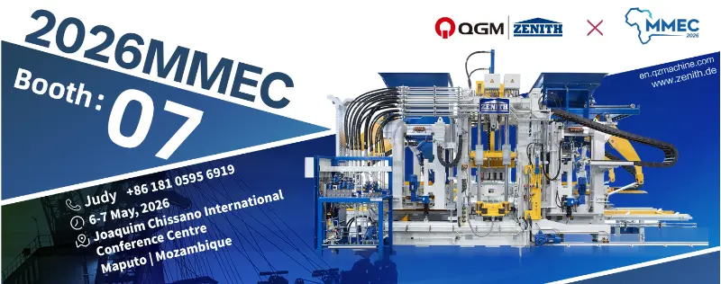 „Quangong Machinery Co., Ltd.“ 2026 m. MMEC parodoje pristatys didelio efektyvumo plytų mašinų sprendimus