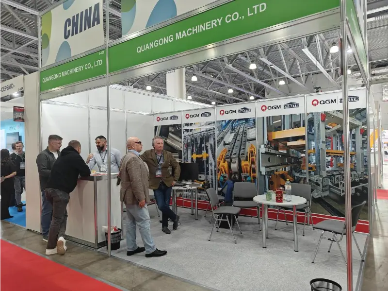 Dėmesys Eurazijos infrastruktūros rinkai: „Quangong Machinery Co., Ltd.“ parodos Rusijos CTT EXPO parodoje